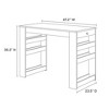 Modway Galley 3-Piece Kitchen Set – Compact Island with Storage Shelves and 2 Stools, Ideal for Small Kitchens or Apartments - 3 of 4