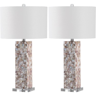 Jacoby Table Lamp (Set of 2) - Cream - Safavieh