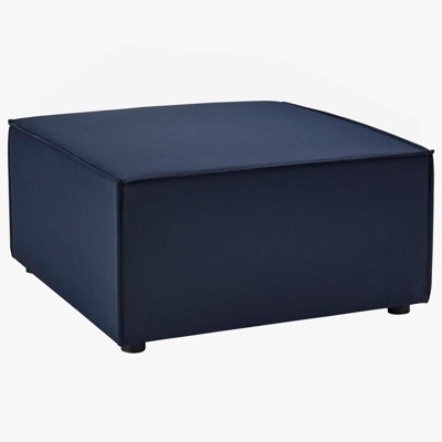 Modway Saybrook Outdoor Patio Upholstered Sectional Sofa Ottoman
