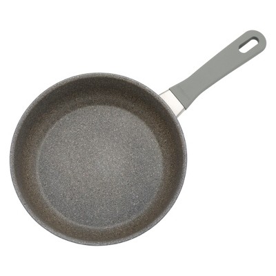 2.6-Qt Gray Aluminum Nonstick Sauté Pan with Lid