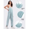 EXLURA Womens Casual Summer Jumpsuits Denim Trendy Fashion Overalls with Pockets - 3 of 4