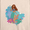 Women's - Disney - Ariel Lightweight French Terry Wide Neck Long Sleeve Shirt - 2 of 4