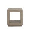 Sapphtopaz Wood Coffee Table with Open Bottom Shelf Modern Living Room Coffee Tables Simple Center Table for Living Room - 2 of 4
