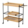 Claverdon Rolling Bar Cart - HZ1167040 - Natural - SEI - 3 of 4