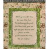 Manual Woodworkers and Weavers "Don’t Grieve" Tapestry Throw Blanket 50"x60", Cotton, Inspirational Bereavement Verse and Comfort Gift - 2 of 3