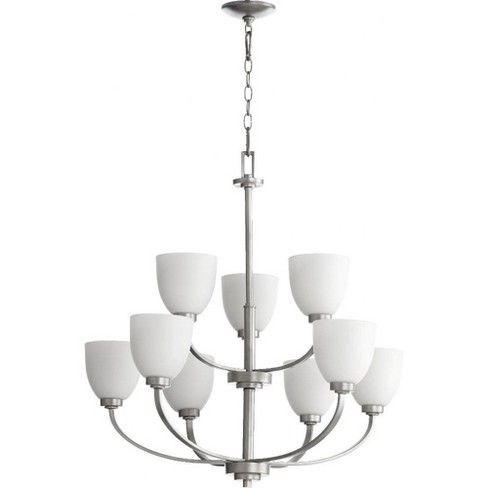 Quorum Lighting Reyes 9 - Light Chandelier in  Classic Nickel - image 1 of 1