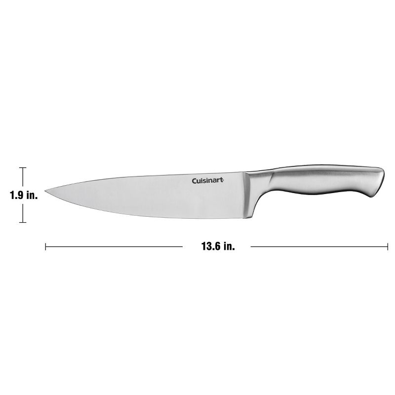 Cuisinart Graphix 8&#34; Stainless Steel Chef&#39;s Knife With Blade Guard - C77SS-8CF, 6 of 7