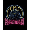 Batman Neon Batman and Signal Black T-shirt Toddler Boy to Youth Boy - 2 of 3