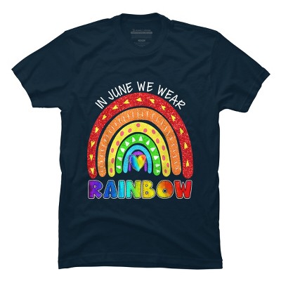 Adult Design By Humans In June We Wear Rainbow Pride By Belugastore T-Shirt