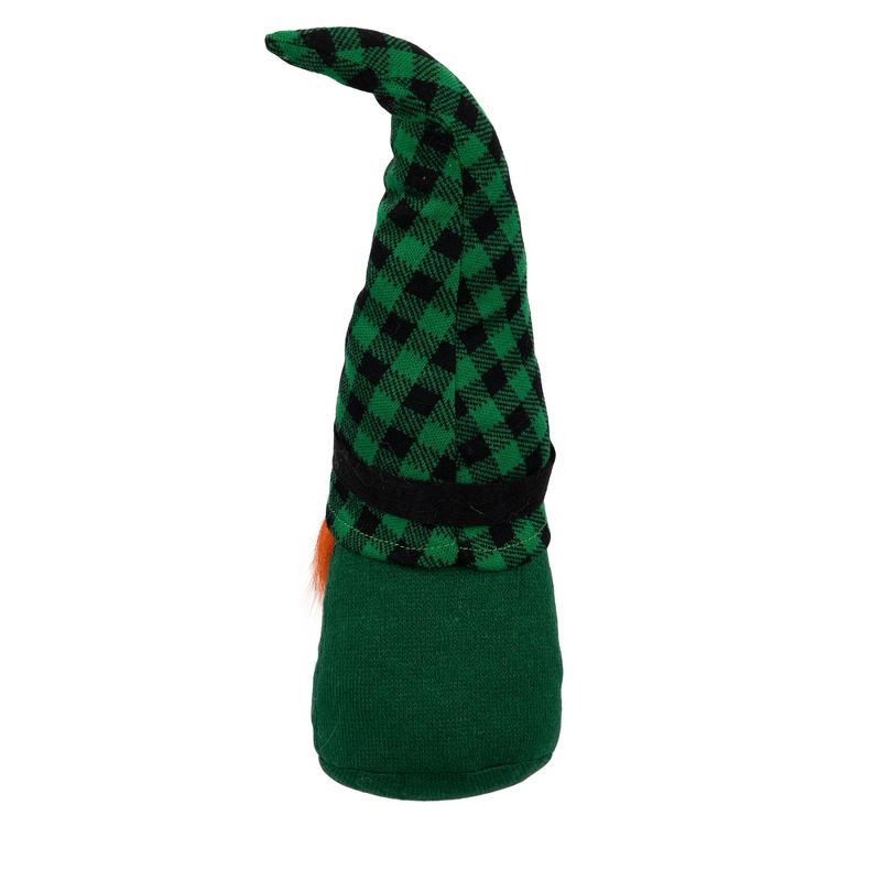Northlight Plaid St. Patrick's Day Leprechaun Gnome - 13" - Green, 5 of 6