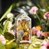 ROBOTIME 3D Jigsaw Puzzle DIY Book Nook Kit,Miniature Dollhouse Bookend Stand DIY Bookshelf Insert, Multicolored, 4.3"*8"*9.5" - 3 of 4