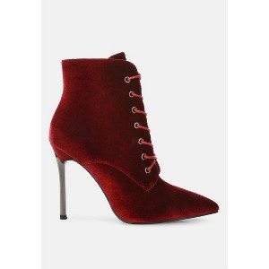 Bornsta Velvet High Heeled Velvet Women Boots - 1 of 4