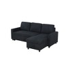 AndMakers 83 in. Polyester Full Size Sofa Bed with Storage - 3 of 4