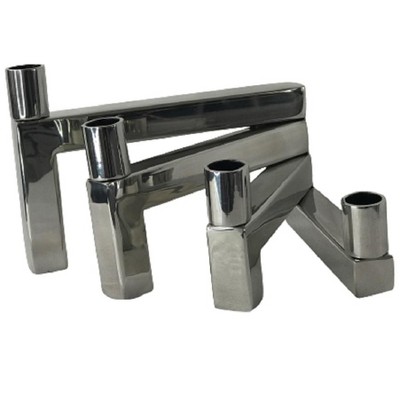 Jiallo Decorative 4-step candlesticks holder