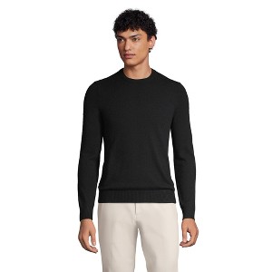 Lands' End Men's Fine Gauge Cashmere Sweater - 1 of 4