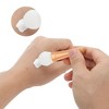 Unique Bargains Wooden Handle Facial Mask Brush Yellow 1 Pc - 3 of 4