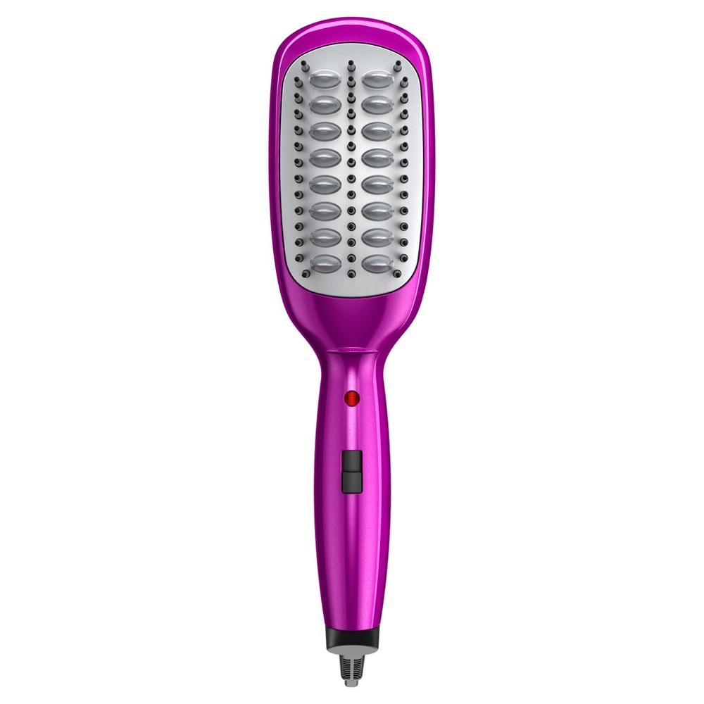 Conair Bc11 Minipro Ceramic Hair Straighening Brush, Pink