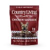 Country Living 4”-5” Beef Flavored Chicken Sausage Dog Treats – 15 Count Bag - 2 of 4