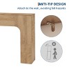 63 Inch Farmhouse Console Table Narrow Wood Entryway Sofa Table Behind Couch Slim Rustic Hallway Furniture for Living Rooms Foyers and Apartments - 4 of 4