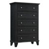 Dresser for Bedroom with 6 Drawers,31.5" Farmhouse Chest of Drawers Closet with Metal Handle, Wooden Dresser Organizer, for Bedroom, Living Room - 4 of 4