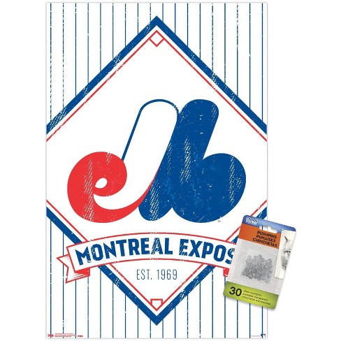 Trends International Mlb Montreal Expos - Retro Logo 19 Unframed