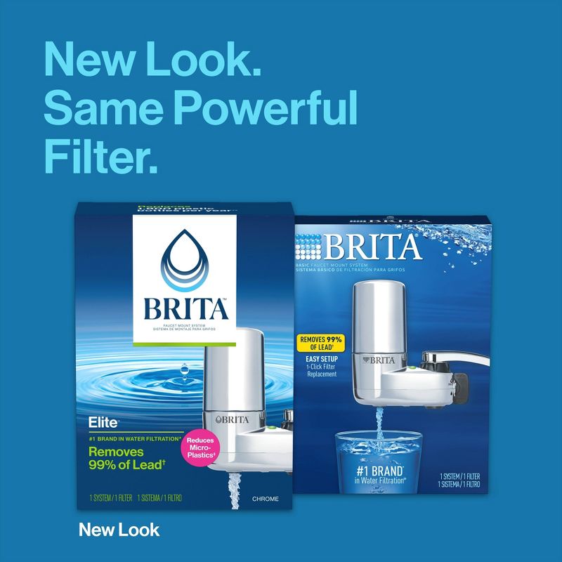 Brita Tap Water Faucet Filtration System - Chrome, 4 of 16