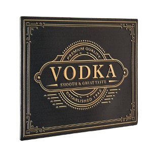 American Art Decor Vodka Metal Embossed Sign - 1 of 4