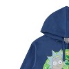Ladies Rick and Morty Hoodie - Rick and Morty Womens Multi Print Sweatshirt - Rick & Morty Classic Hoodie - 3 of 4