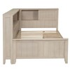 YOOCOZZ  Wood Daybed with Storage Shelves and 3 Drawers - Antique White Milk - 4 of 4