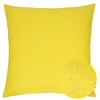 TopComfy Support Pillow Amazon Rainforest Water Resistant Mold Mildew Fade and Stain Resistant for Patio, Yellow, 17"*17"*10" - 4 of 4
