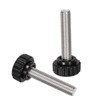 Unique Bargains Plastic Threaded Bolt Knurled Clamping Knob Thumb Screws 6 Pcs - 3 of 4