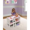 Badger Basket Doll Bunk Bed with Bedding, Ladder, and Free Personalization Kit - White/Pink/Gingham - image 4 of 4