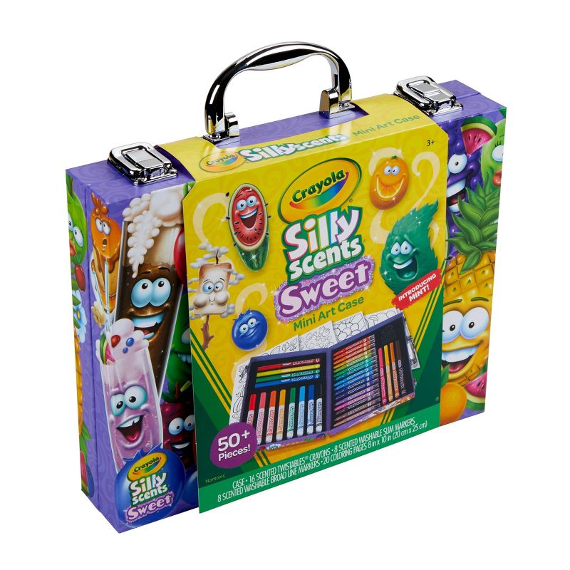 Crayola 53pc Silly Scents Mini Art Case, 2 of 8