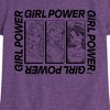 Girls' - Disney Princess - Aurora Ariel Jasmine Girl Power Fitted Short Sleeve Graphic T-Shirt - 2 of 4