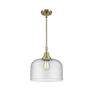 Bell - 1 Light Stem Hung Mini Pendant In Industrial Style-14.13 Inches Tall and 12 Inches Wide - 1 of 1