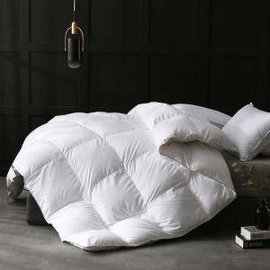 APSMILE Heavyweight Feathers Down Poly Cotton Duvet Comforter - 1 of 4