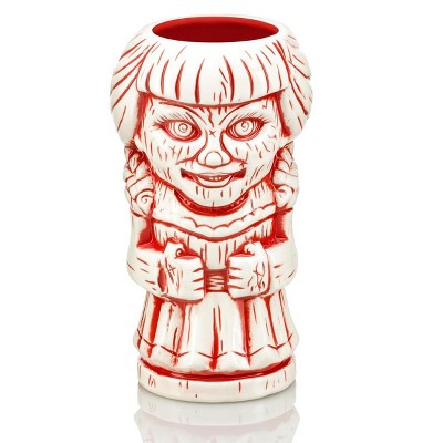 Beeline Creative Geeki Tikis Annabelle Doll Mug | Ceramic Tiki Style Cup | Holds 16 Ounces