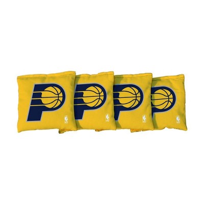 NBA Indiana Pacers Corn-Filled Cornhole Bags Yellow - 4pk