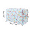 Unique Bargains Women Portable Colorful Flowers Pattern Makeup Bag 1 Pc - 3 of 3