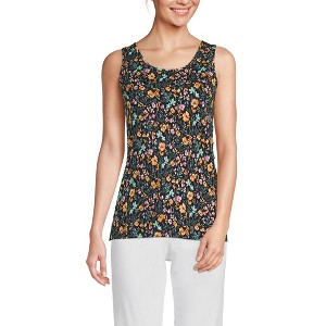 Lands' End Women's Cotton Tank Top - 1 of 4