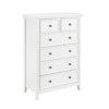 NicBex Farmhouse Bedroom Dresser,White/Black Dressers Made of Sturdy Wood ,Chest of Drawers for Living Room,Dining Room,Hallway,Office - 4 of 4