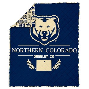 NCAA Northern Colorado Bears 60 x 80 Quilted Throw Blanket - 1 of 4