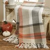 Split P Beige October Spice Plaid Throw 60''L - 2 of 3