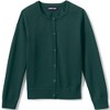 Lands' End School Uniform Kids Cotton Modal Cardigan Sweater - 2 of 3