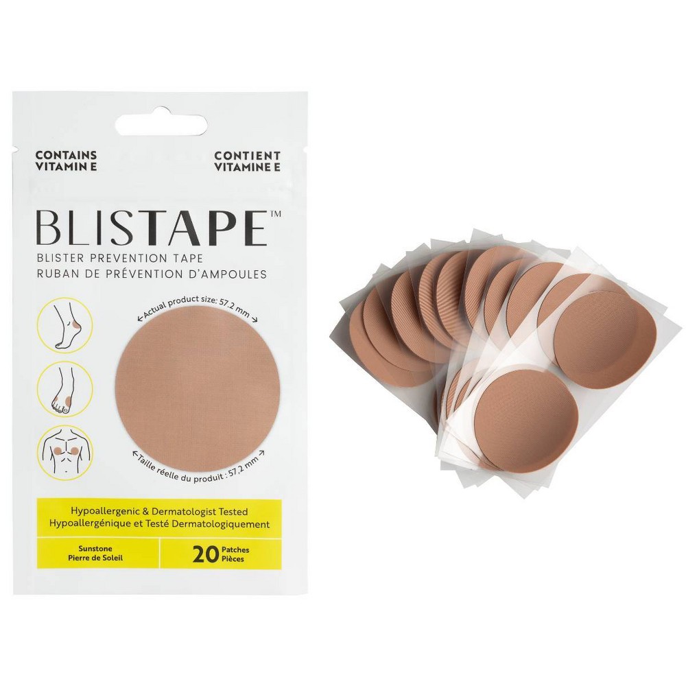 Blistape Sunstone Blister Prevention Tape - 20pk
