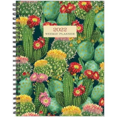 2022 Weekly Planner Softcover 6.5"x8.5" Cactus - Willow Creek Press