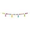 Teacher Created Resources® Colorful Pom-Poms and Tassels Garland, Pack of 3 - 3 of 3