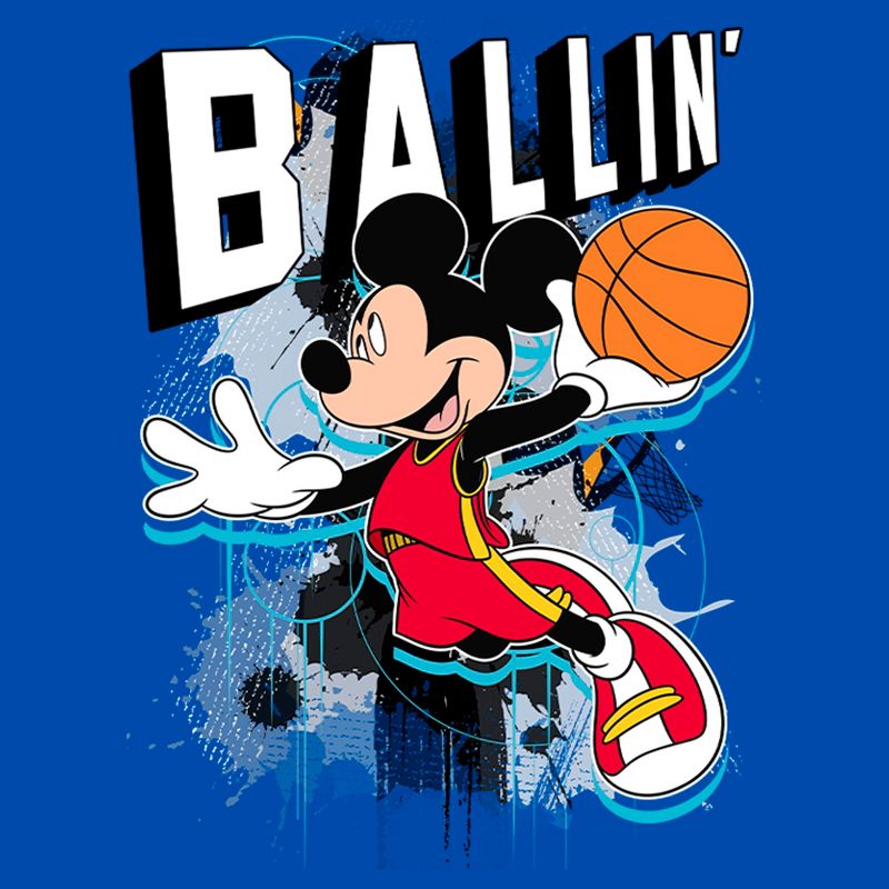 Boy's Disney Mickey Mouse Ballin' T-Shirt, 2 of 6