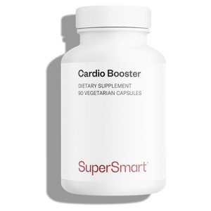 SuperSmart Cardio Booster - with Taurine, CoQ10, Potassium, Phytosterols - Optimized Supplement | Non-GMO & Gluten Free - 90 Vegetarian Capsules - 1 of 1