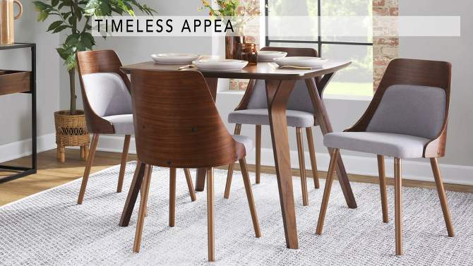 Anabelle Mid Century Modern Dining Chairs - LumiSource, 2 of 11, play video